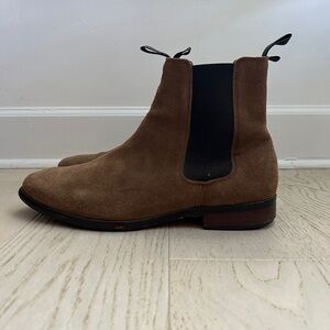 Bared Footwear Men's Tan Suede Boots